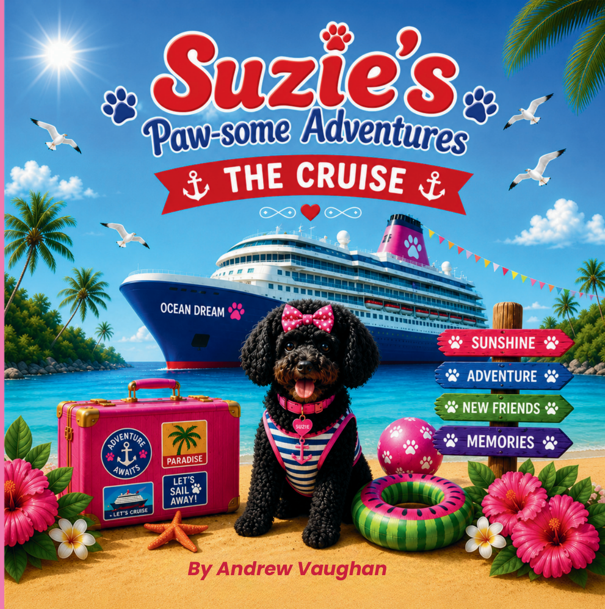 Front cover of Suzie’s Paw-some Adventures: The Cruise